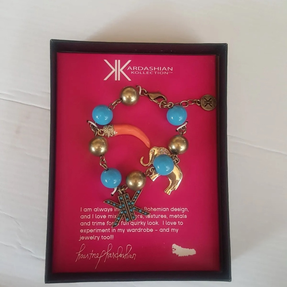 KARDASHIAN KOLLECTION CHARM BRACELET~NEW IN A BOX